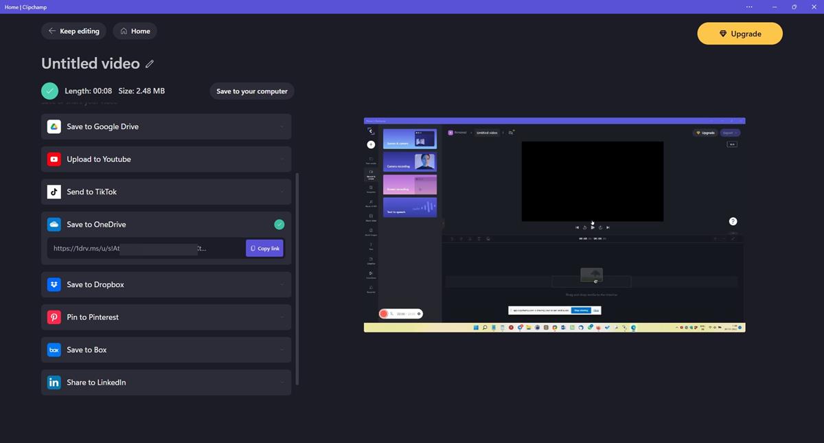 clipchamp-app-save-to-cloud-storage