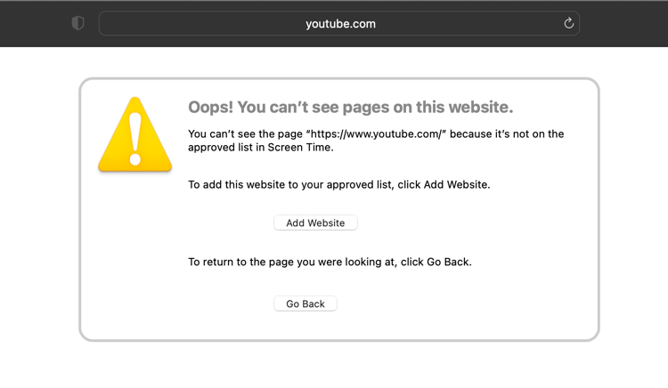 access_restricted_for_site_on_safari_browser