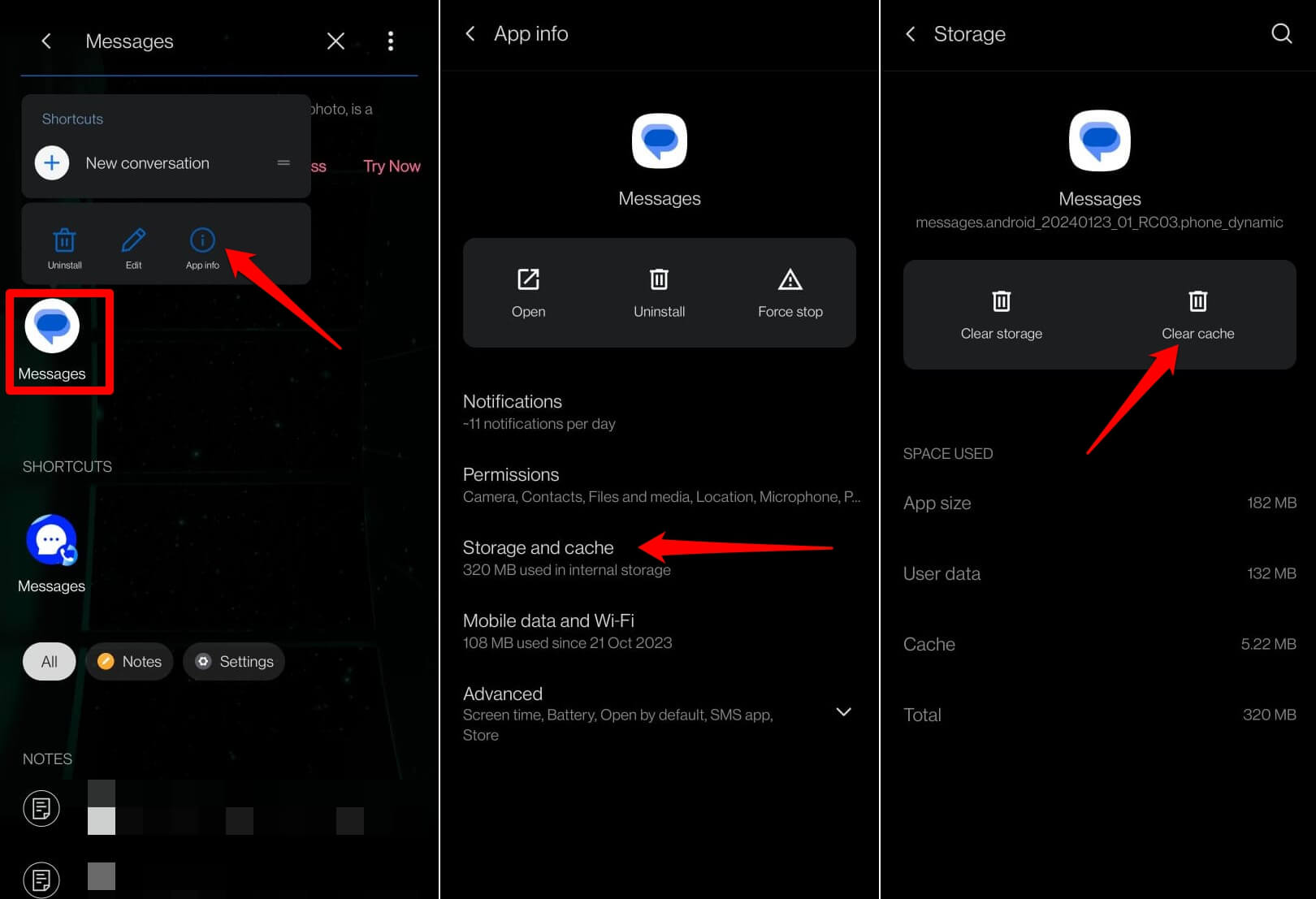 clear-cache-of-the-messages-app-1