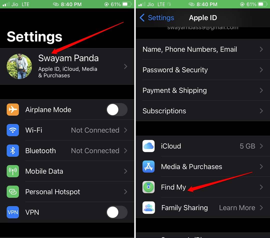 find-my-settings-iphone