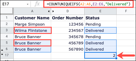 iftext-googlesheetscountunique