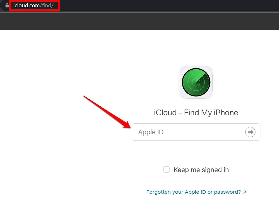 login-to-icloud-find-my