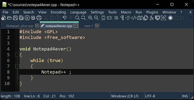 notepadplusplus notepadplusplus