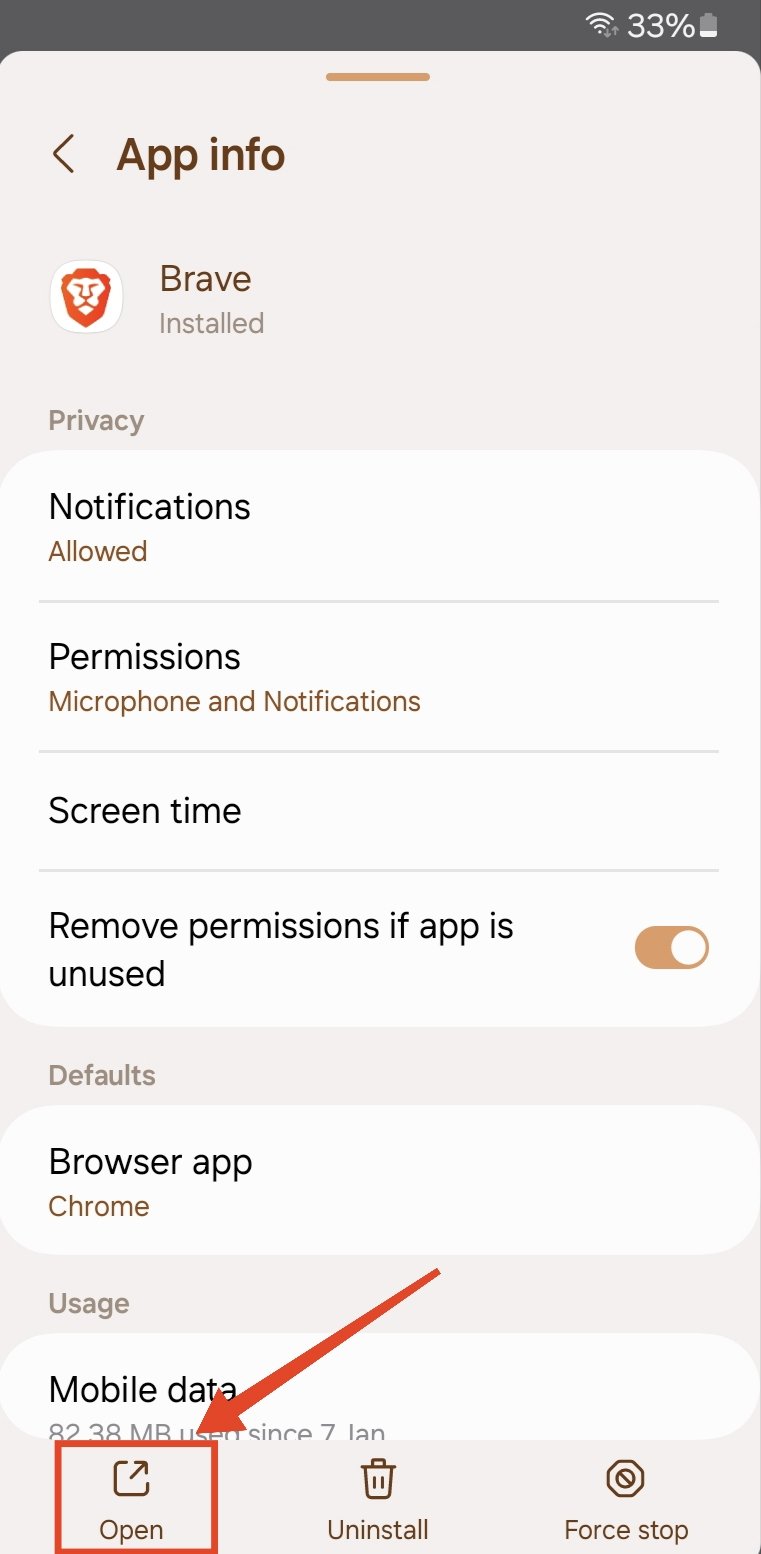open-app-from-settings