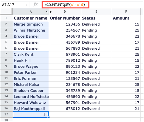 range-googlesheetscountunique