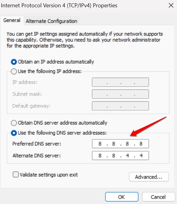 set-google-dns-