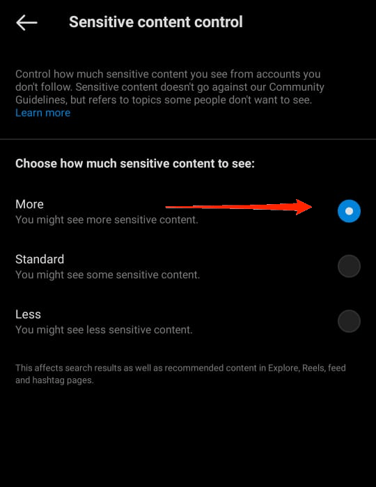 tap-on-the-more-option