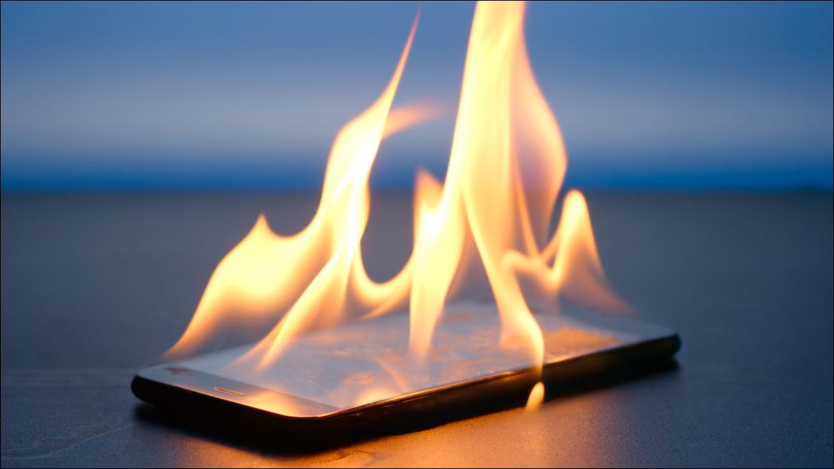 phone-on-fire