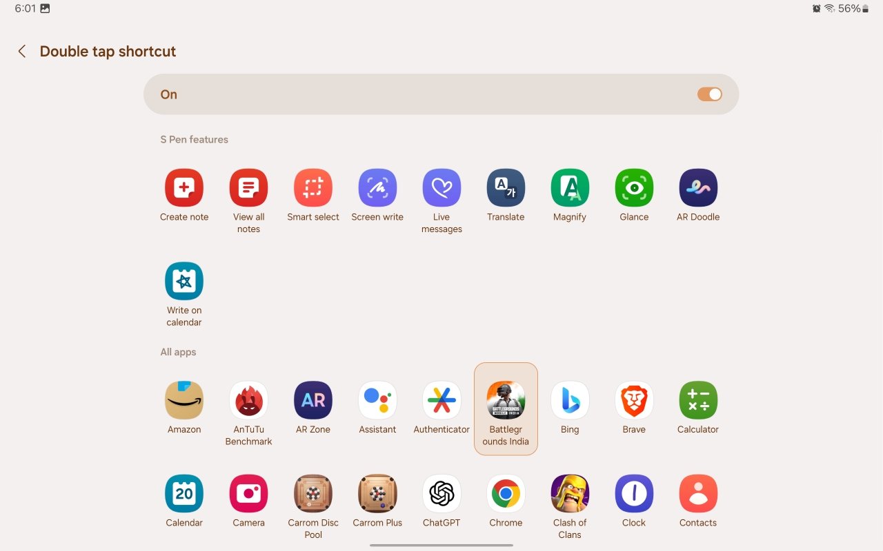 select-a-feature-on-an-app-for-the-double-tap-shortcut