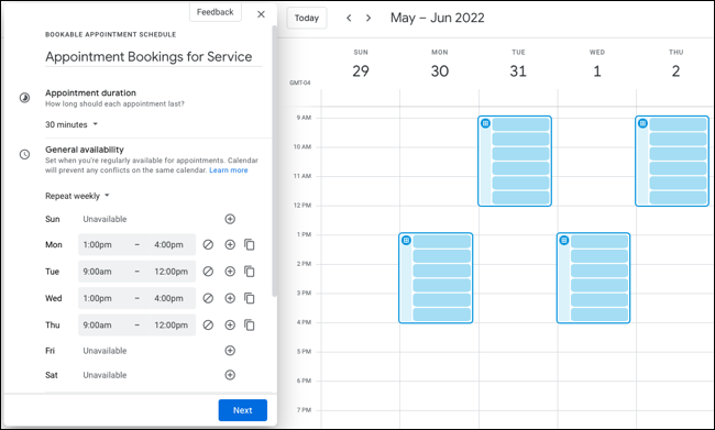 sidebar-googlecalappointmentschedules