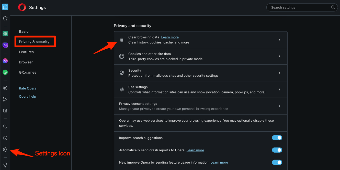 clear_browsing_data_option_under_privacy_and_security_settings_in_opera_browser