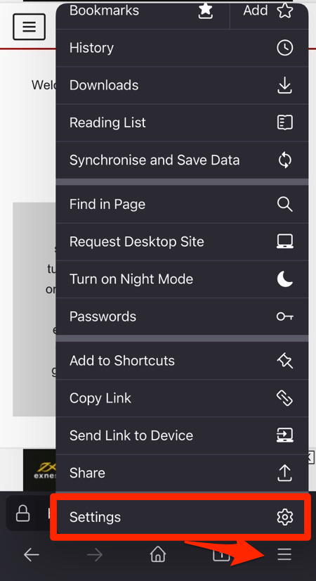 firefox_app_settings_menu_in_iphone