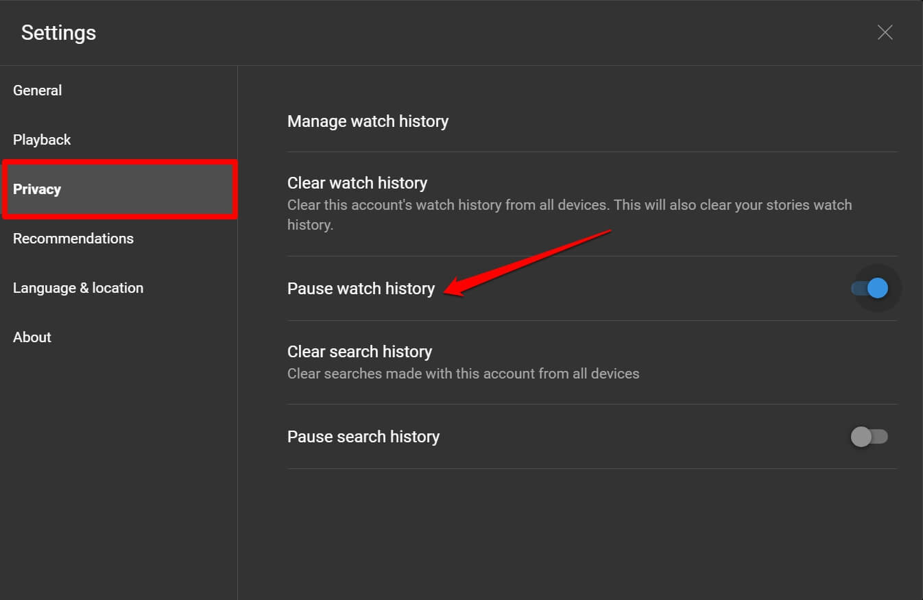 pause-watch-history-on-youtube-music-web