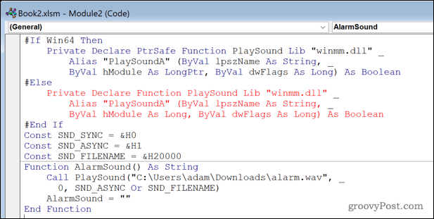 ring-alarm-excel-vba-play-sound