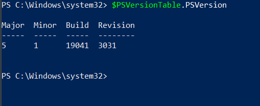 check-powershell-version check-powershell-version