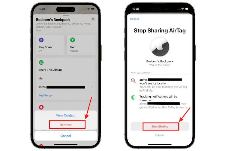 stop-sharing-airtag-in-ios-17 stop-sharing-airtag-in-ios-17