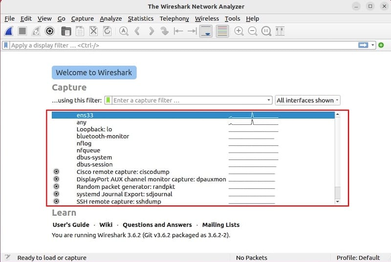 wireshark-linux