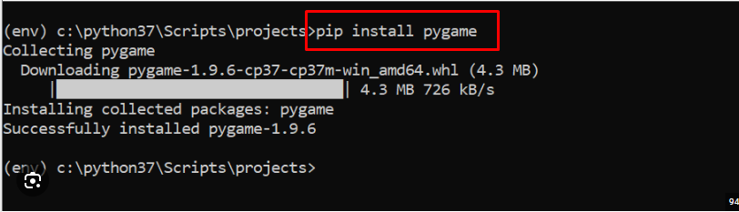 pip-install-pygame pip-install-pygame