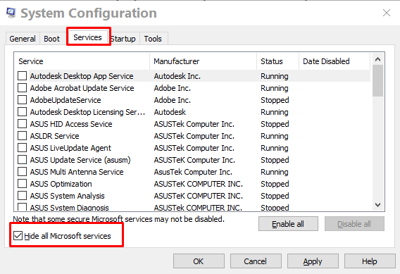 services-hide-all-microsoft services-hide-all-microsoft