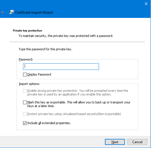 ssl-certificate ssl-certificate