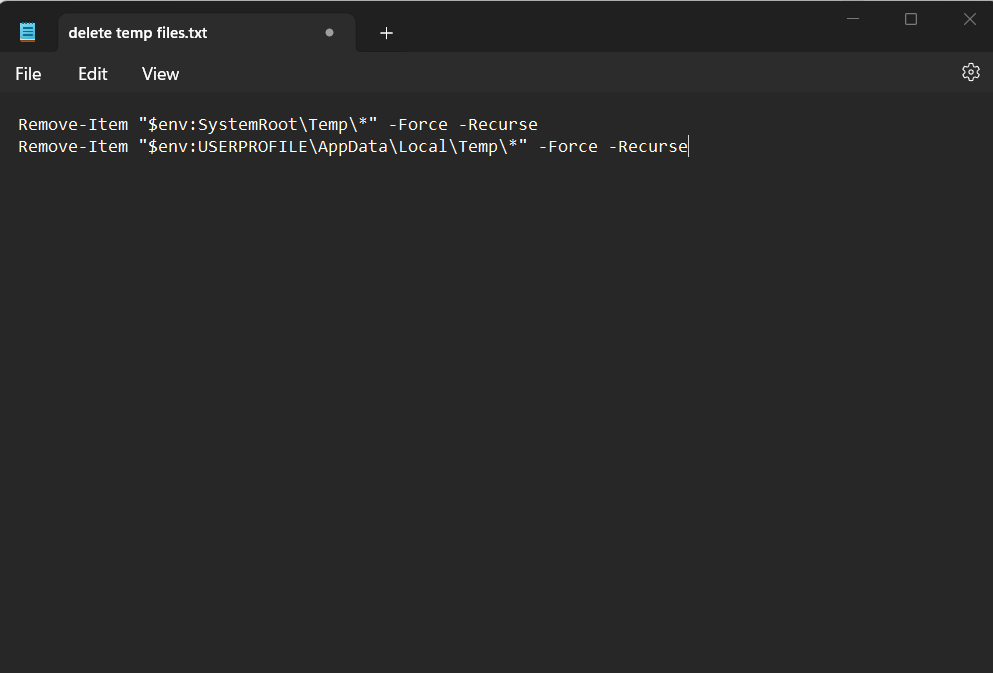 create-powershell-temp-files-delete-script create-powershell-temp-files-delete-script