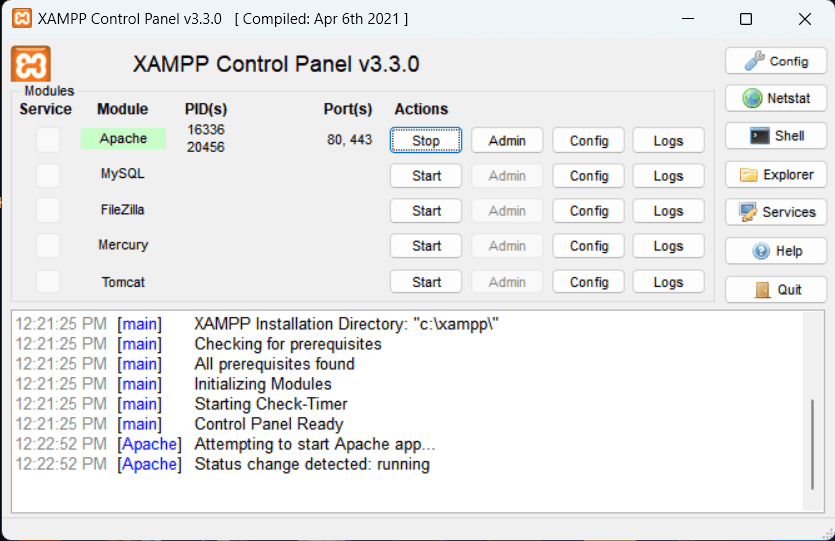 xampp-control-panel-start-the-apache xampp-control-panel-start-the-apache